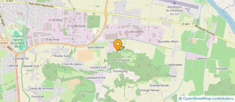 localisation de l'entreprise MADAME ESTELLE BELFIO  VILLENEUVE-SUR-LOT