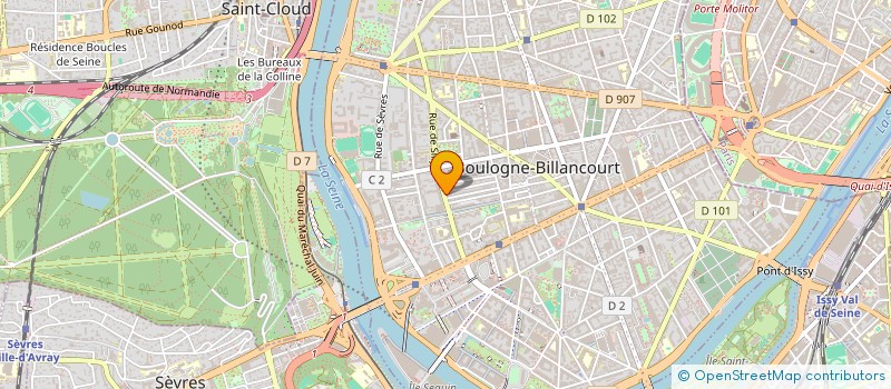 localisation de l'entreprise MADAME ESTELLE BELLOUIS  BOULOGNE-BILLANCOURT