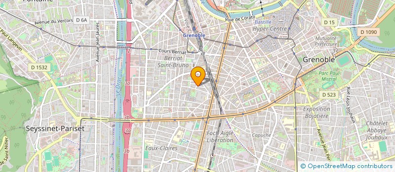 localisation de l'entreprise MADAME ESTELLE BERAUD  GRENOBLE