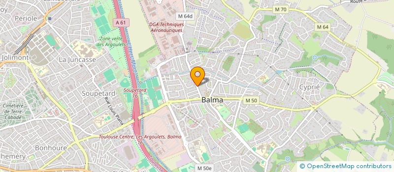 localisation de l'entreprise MADAME ESTELLE BERAUT  BALMA