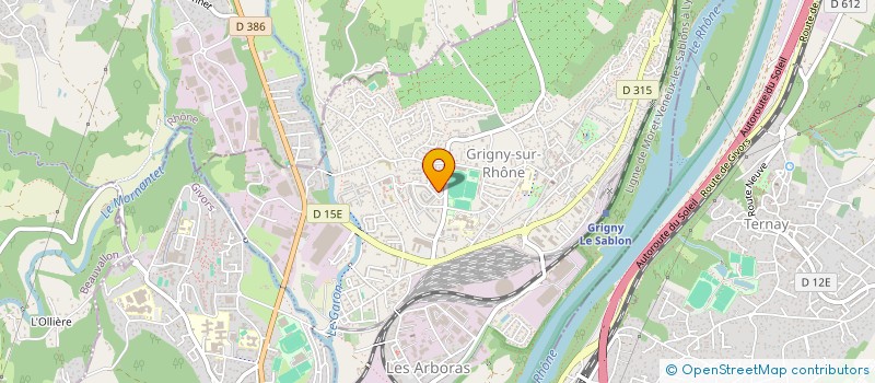 localisation de l'entreprise MADAME ESTELLE BERENGER à GRIGNY
