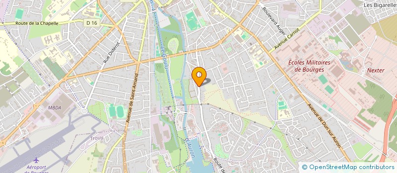 localisation de l'entreprise MADAME ESTELLE BERNARD  BOURGES