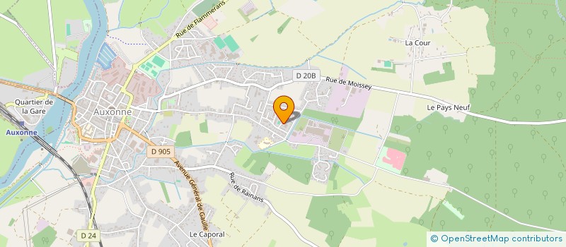 localisation de l'entreprise MADAME ESTELLE BERNARD  FLAMMERANS