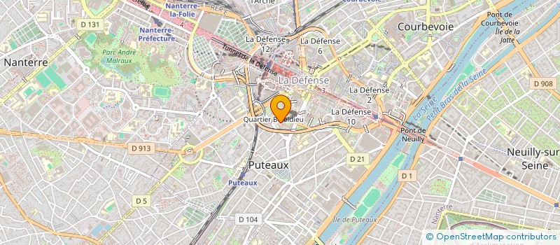 localisation de l'entreprise MADAME ESTELLE BERTRAND à PUTEAUX