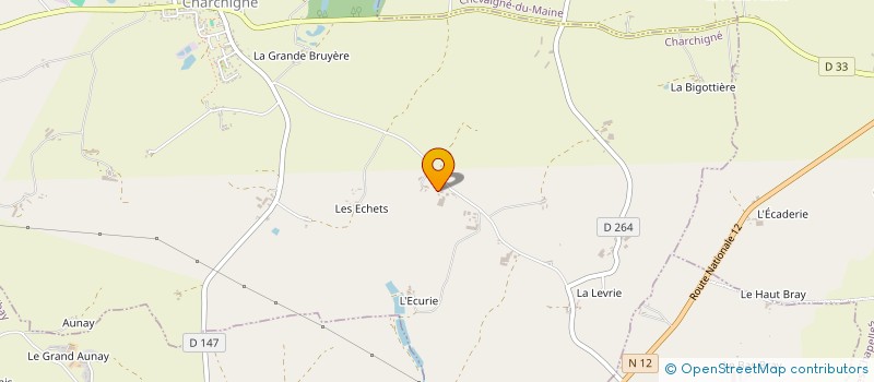 localisation de l'entreprise MADAME ESTELLE BEUVELET  CHARCHIGNE