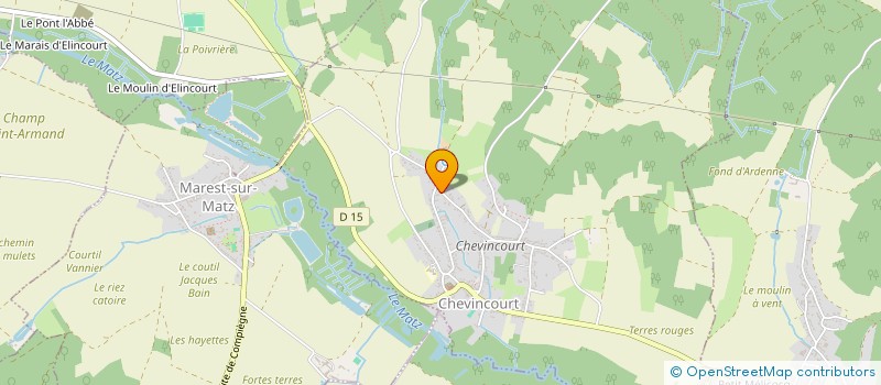 localisation de l'entreprise MADAME ESTELLE BLAMPAIN  CHEVINCOURT