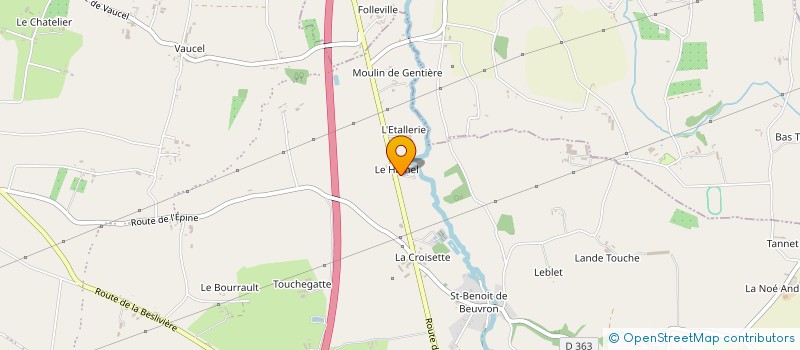 localisation de l'entreprise MADAME ESTELLE BLANCHARD  SAINT-JAMES