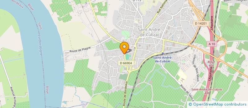 localisation de l'entreprise MADAME ESTELLE BLIN  SAINT-ANDRE-DE-CUBZAC