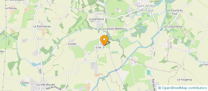 localisation de l'entreprise MADAME ESTELLE BLOUTIN  SAINT-JUVAT