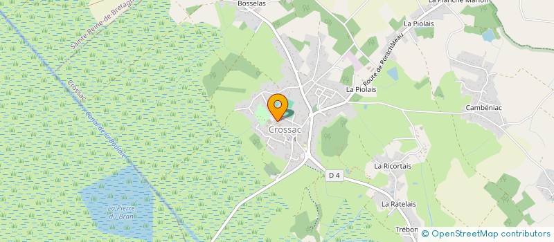 localisation de l'entreprise MADAME ESTELLE BODIGUEL  CROSSAC