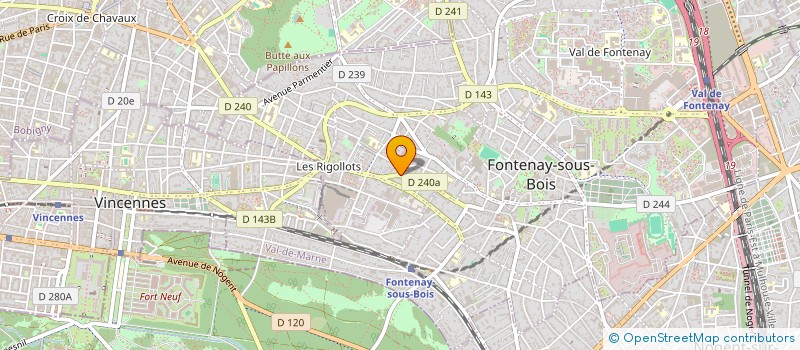 localisation de l'entreprise MADAME ESTELLE BODIN à FONTENAY SOUS BOIS