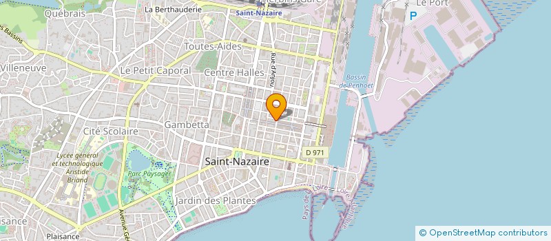 localisation de l'entreprise MADAME ESTELLE BOHEAS  SAINT-NAZAIRE