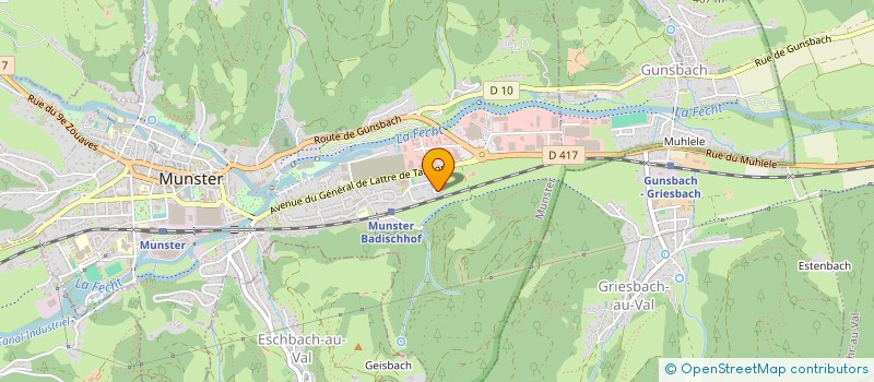 localisation de l'entreprise MADAME ESTELLE BONKENDORF  MUNSTER