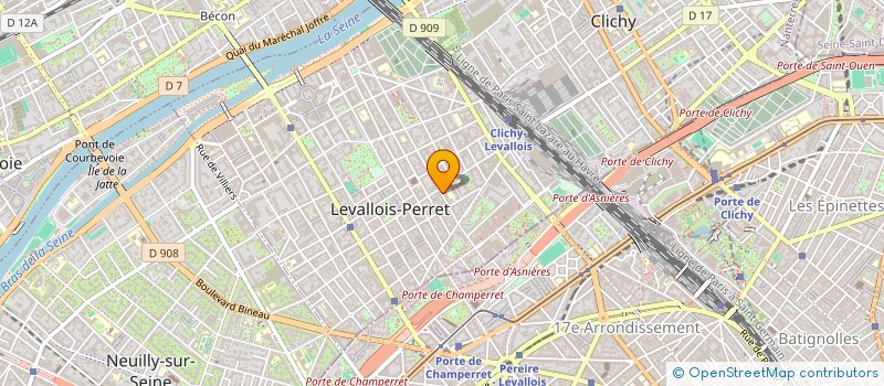 localisation de l'entreprise MADAME ESTELLE BONNEAU à LEVALLOIS-PERRET