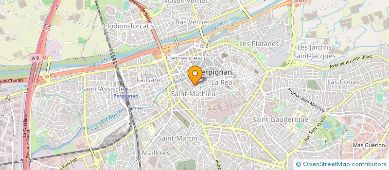 localisation de l'entreprise MADAME ESTELLE BONNET à PERPIGNAN