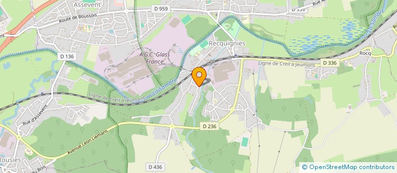 localisation de l'entreprise MADAME ESTELLE BONVISSUTO à RECQUIGNIES