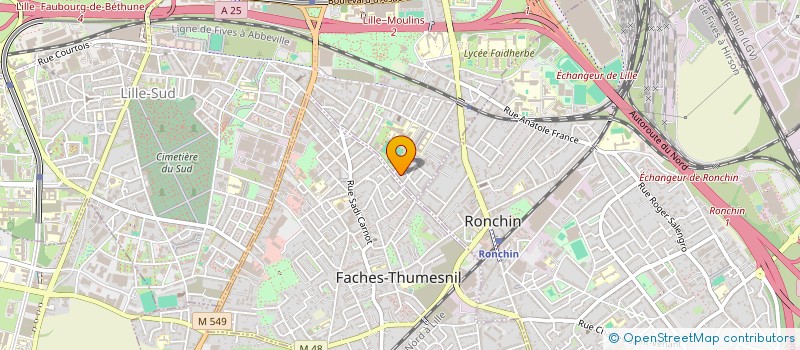localisation de l'entreprise MADAME ESTELLE BORNE à LILLE