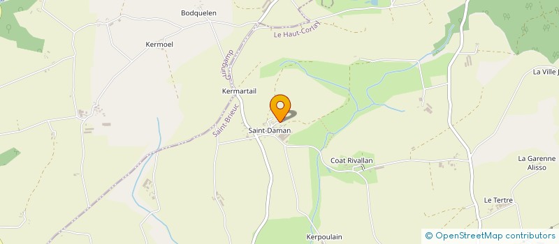 localisation de l'entreprise MADAME ESTELLE BOSCHER  LE HAUT-CORLAY