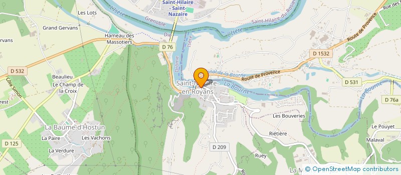 localisation de l'entreprise MADAME ESTELLE BOSSAND  SAINT-NAZAIRE-EN-ROYANS