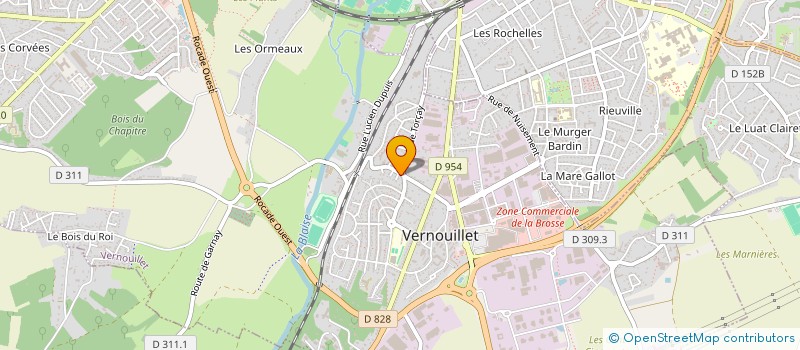 localisation de l'entreprise MADAME ESTELLE BOTBOL à VERNOUILLET