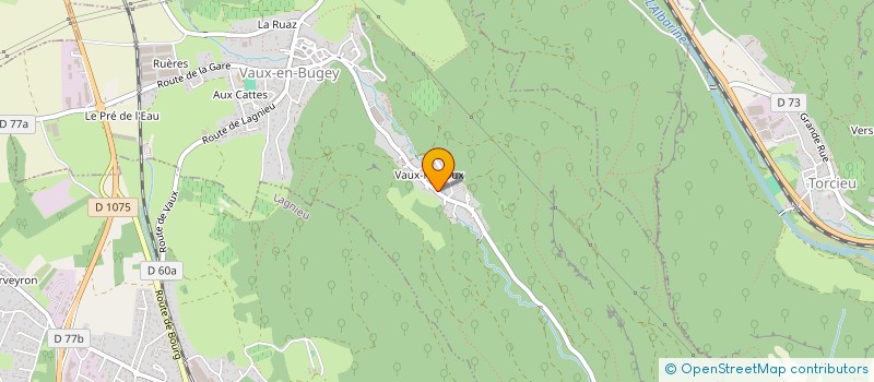 localisation de l'entreprise MADAME ESTELLE BOUCHER  VAUX-EN-BUGEY