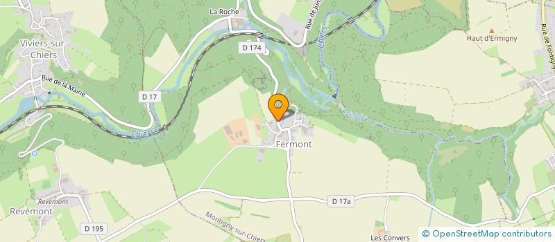 localisation de l'entreprise MADAME ESTELLE BOUQUIGNON  MONTIGNY-SUR-CHIERS