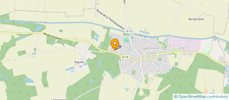 localisation de l'entreprise MADAME ESTELLE BOURILLON à VIENNE-EN-VAL