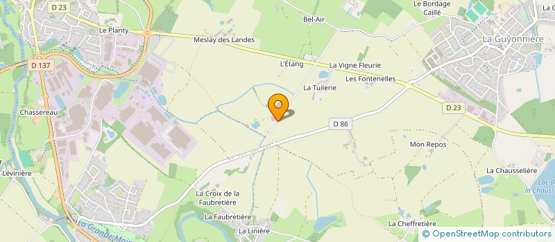 localisation de l'entreprise MADAME ESTELLE BOURMAUD à MONTAIGU-VENDEE