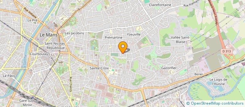 localisation de l'entreprise MADAME ESTELLE BOUVIER à LE MANS
