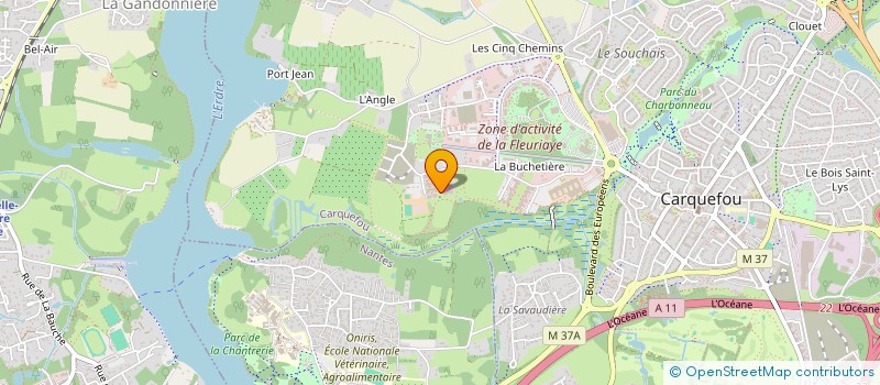 localisation de l'entreprise MADAME ESTELLE BRECHET  CARQUEFOU