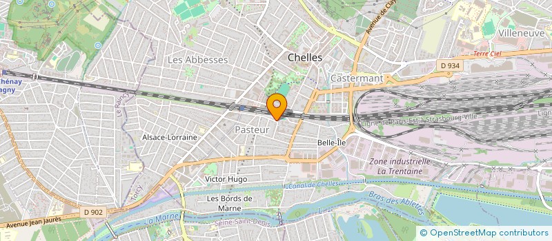 localisation de l'entreprise MADAME ESTELLE BRENEOL  CHELLES