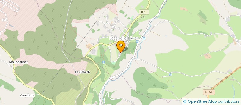 localisation de l'entreprise MADAME ESTELLE BRIAUD  CAYLUS