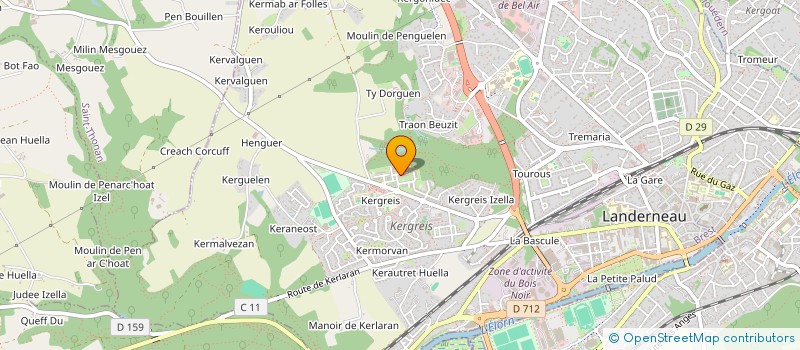 localisation de l'entreprise MADAME ESTELLE BROUDIN  LANDERNEAU