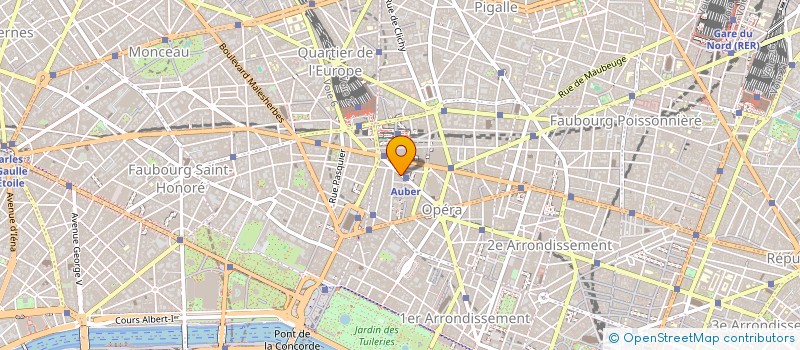 localisation de l'entreprise MADAME ESTELLE BROUSSARD  PARIS