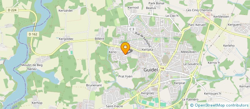 localisation de l'entreprise MADAME ESTELLE BROWN  GUIDEL