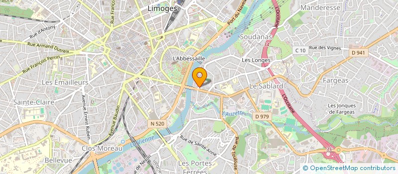 localisation de l'entreprise MADAME ESTELLE BRUGUET à LIMOGES