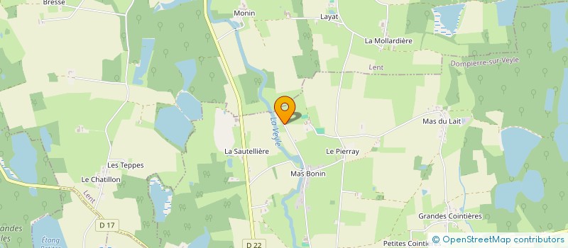 localisation de l'entreprise MADAME ESTELLE BRUN à DOMPIERRE-SUR-VEYLE