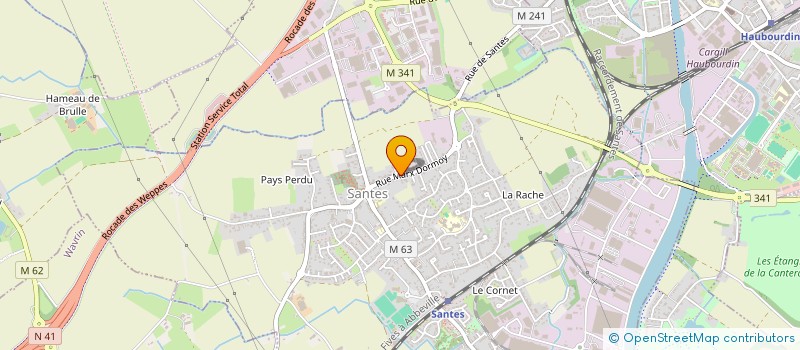 localisation de l'entreprise MADAME ESTELLE BUISINE  SANTES