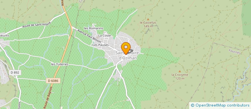 localisation de l'entreprise MADAME ESTELLE BUOB  SAINT-HILAIRE-D'OZILHAN