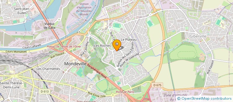 localisation de l'entreprise MADAME ESTELLE BUREK  MONDEVILLE