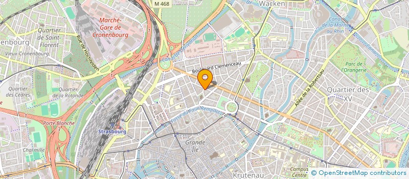 localisation de l'entreprise MADAME ESTELLE BURGELIN à STRASBOURG