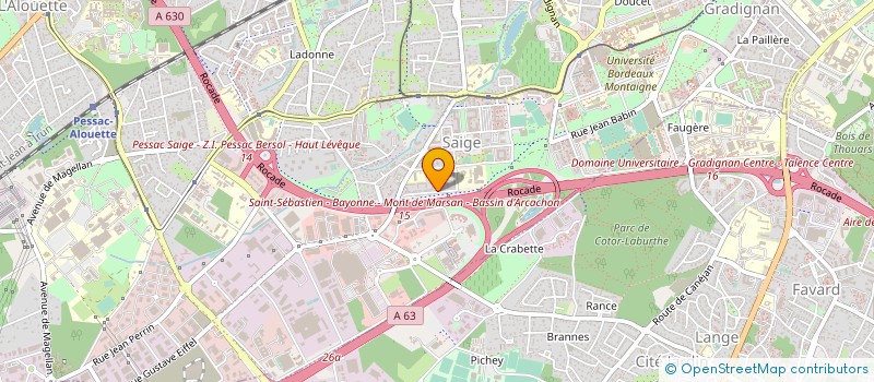 localisation de l'entreprise MADAME ESTELLE BUTREAU  PESSAC