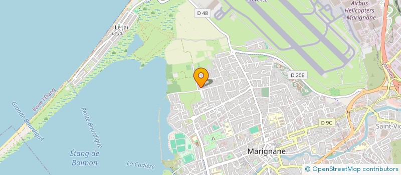 localisation de l'entreprise MADAME ESTELLE CAGLIERI à MARIGNANE