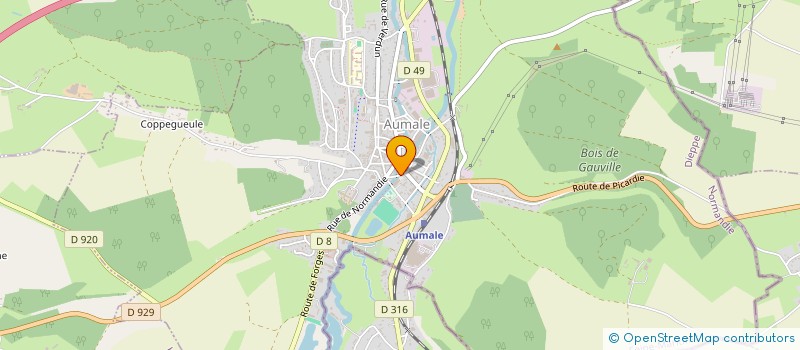 localisation de l'entreprise MADAME ESTELLE CARPENTIER  AUMALE