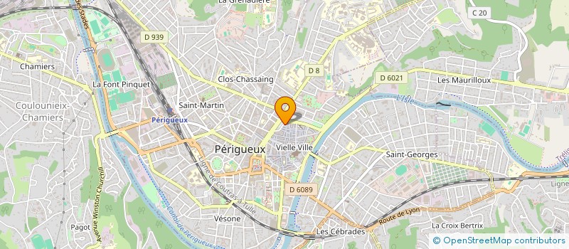 localisation de l'entreprise MADAME ESTELLE CARRILLO  PERIGUEUX