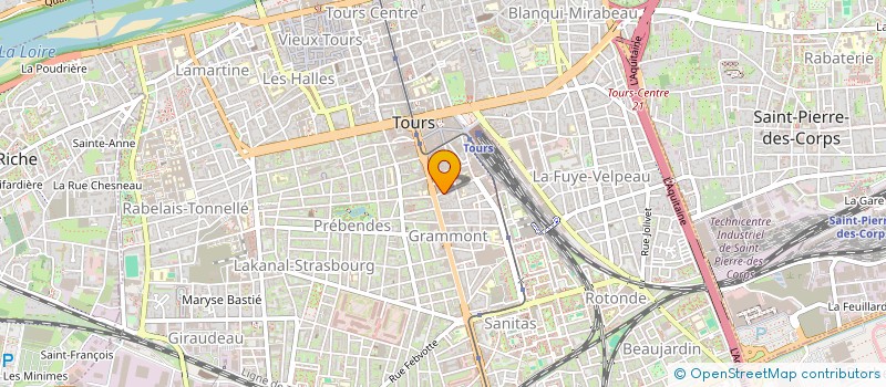 localisation de l'entreprise MADAME ESTELLE CAUDY  TOURS