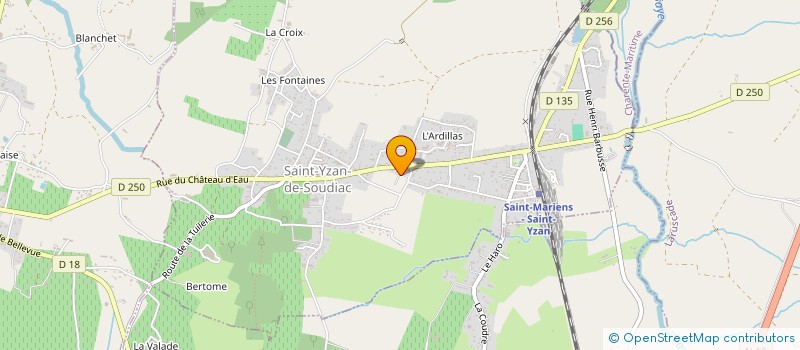 localisation de l'entreprise MADAME ESTELLE CHALARD  SAINT-YZAN-DE-SOUDIAC