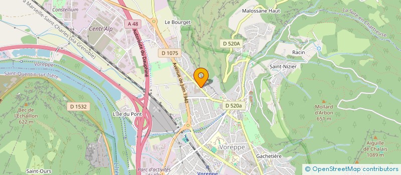 localisation de l'entreprise MADAME ESTELLE CHAMBEROD  VOREPPE