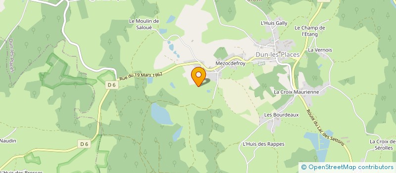 localisation de l'entreprise MADAME ESTELLE CHAMOREAU à MONTSAUCHE-LES-SETTONS