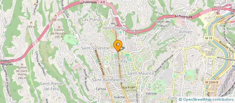 localisation de l'entreprise MADAME ESTELLE CHAMPROMIS à NICE